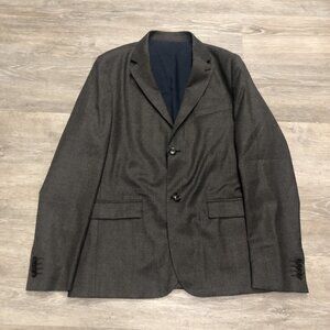 NEW Emile Lafaurie Blazer Jacket Men's Size 50 Gray 100% Wool Notch Lapel NWT‎
